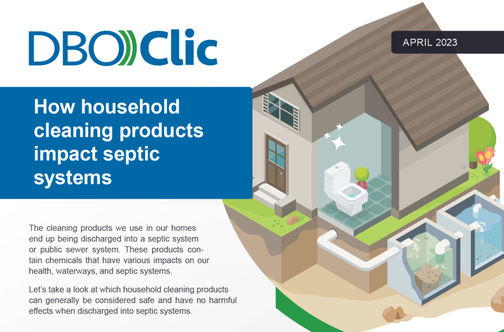 DBOCLIC - The impact of household products on a septic system