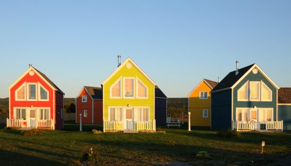 Canada, Quebec, the small village of Cap Chat in Gaspésie